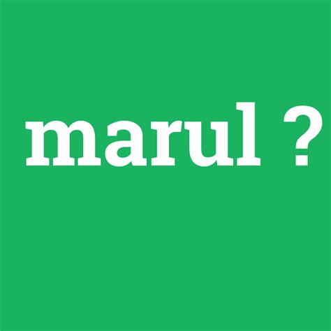 Marul com nedir